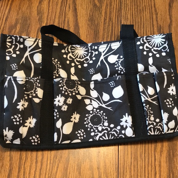 thirtyone Other Thirtyone Black And White Mini Tote Poshmark
